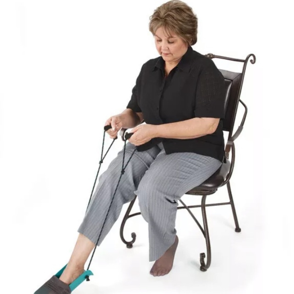 Molded Sock Aid.
